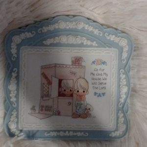 Precious Moments porcelain wall plate